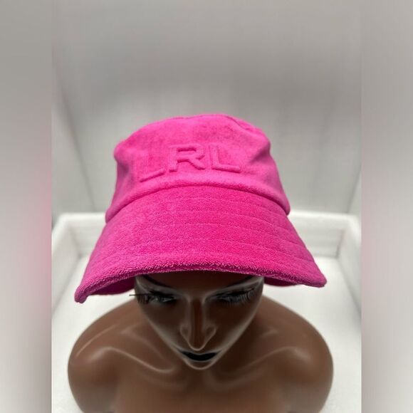Ralph Lauren Logo Cotton Terry Bucket Hat - Picture 4 of 7